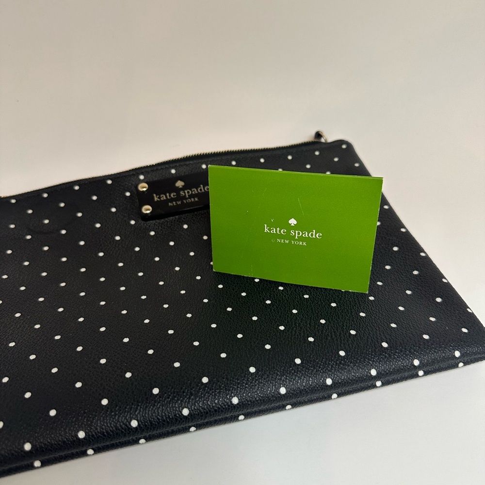 Kate Spade Black and White Polka Dot Bag
